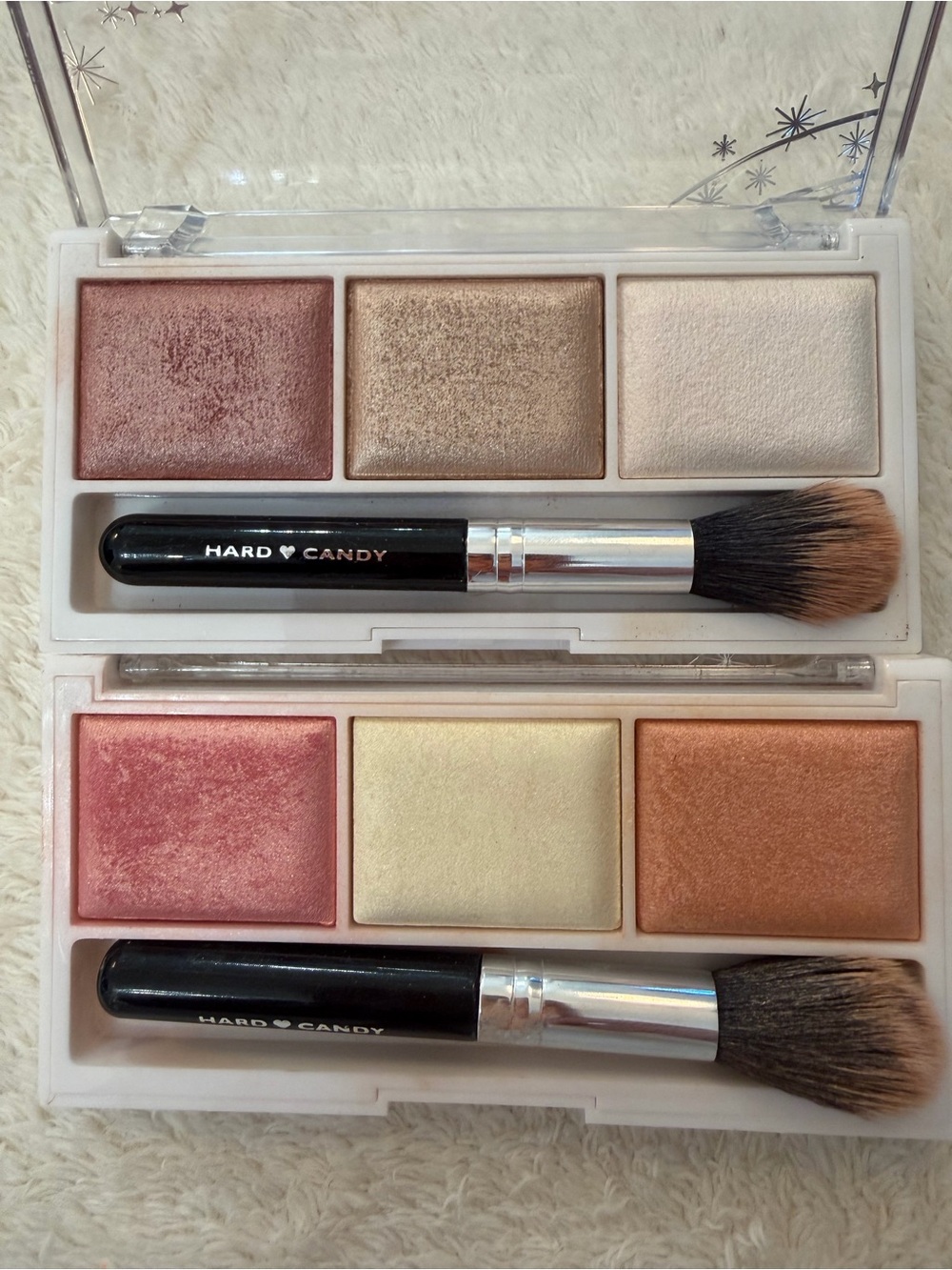 Hard Candy Radiant Face Palette — Pink, Gold, Bronze, Cream 2 in set. tB
